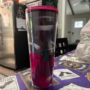 Starbucks Halloween 24oz tumbler Flash Activated holographic